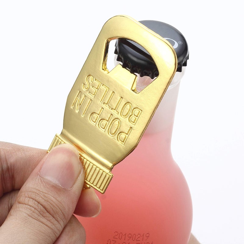 YFS 6 Pcs White Bottle Opener Baby Shower Return Gifts for Guest, Rose Gold Feeding Bottle Opener Wedding Favors,Super cute Party Favors Gift - Image 2